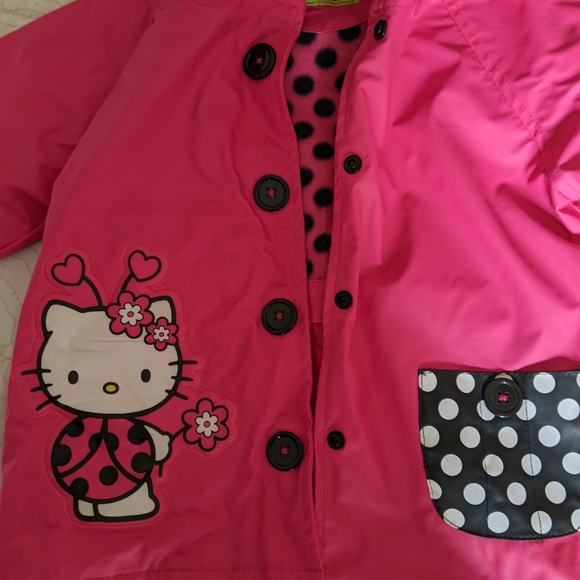 Vintage Hello Kitty Lined Raincoat - Picture 3 of 12